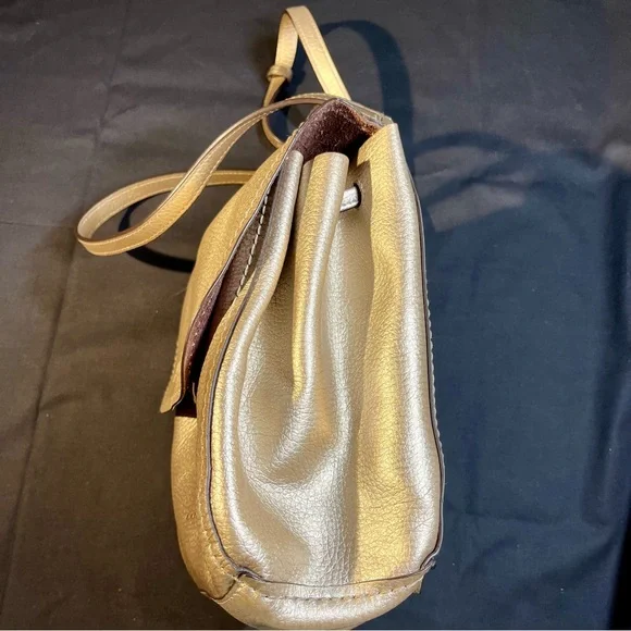 Coach Gold Convertible Backpack Crossbody - Picture 6 of 9